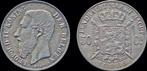 Belgium Leopold Ii 50 centiem 1886vl zilver, Postzegels en Munten, Verzenden, België