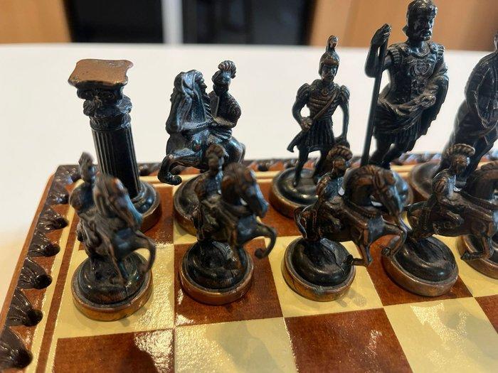Schaakspel - Metaal, Antiek en Kunst, Curiosa en Brocante