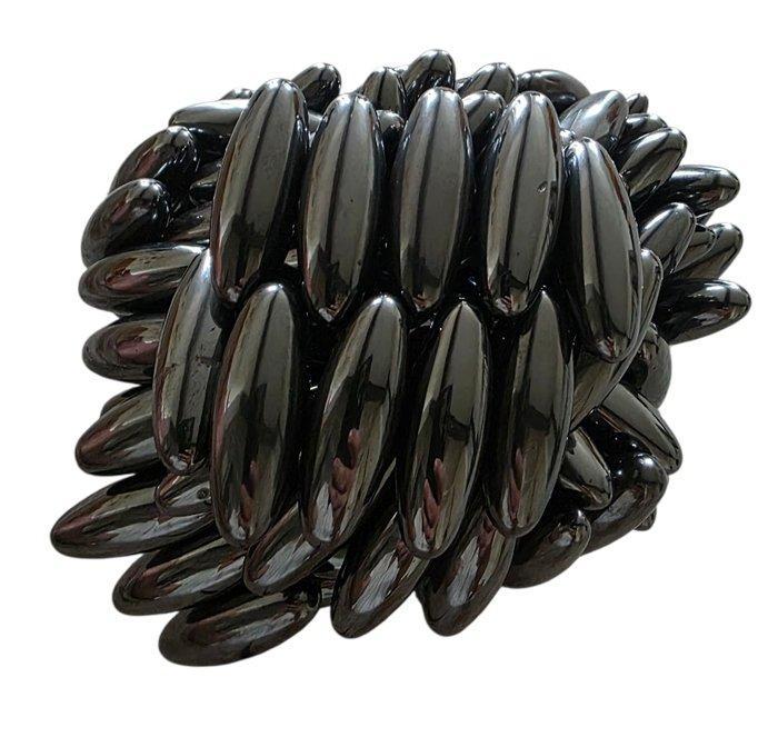 Magnetische hematieten (100) olijf - Hoogte: 40 mm -, Verzamelen, Mineralen en Fossielen