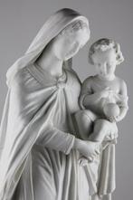 Beeld, Maria met Kind - 55 cm - Biscuit porselein