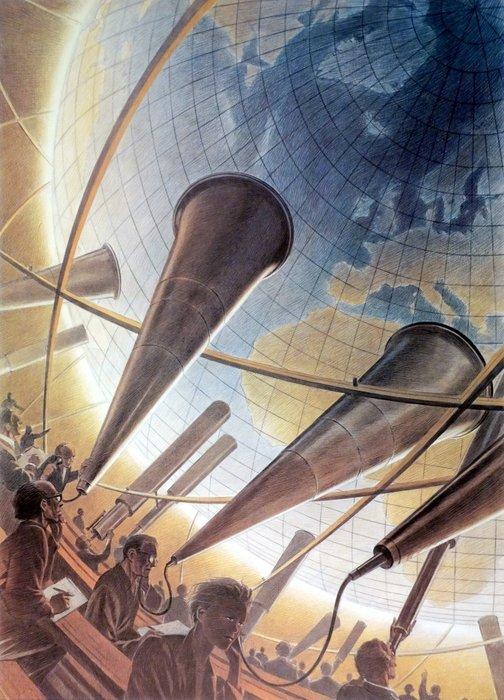 Schuiten, François - 1 Offset Print - Sounds of Fury - 1000, Boeken, Strips | Comics