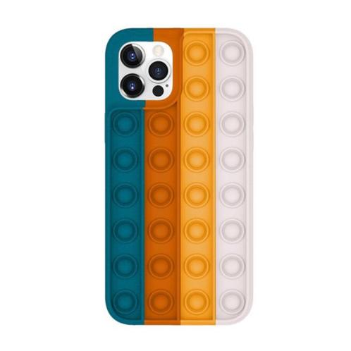 iPhone X Pop It Hoesje - Silicone Bubble Toy Case Anti, Telecommunicatie, Mobiele telefoons | Hoesjes en Screenprotectors | Apple iPhone