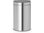 Brabantia Touch Bin - Prullenbak - 40 liter - Soft-Touch -, Verzenden, Zo goed als nieuw