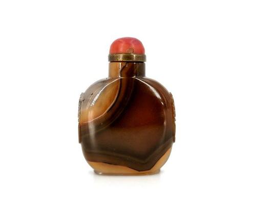 Fles - Steen - snufffles, Antiek en Kunst, Antiek | Overige Antiek