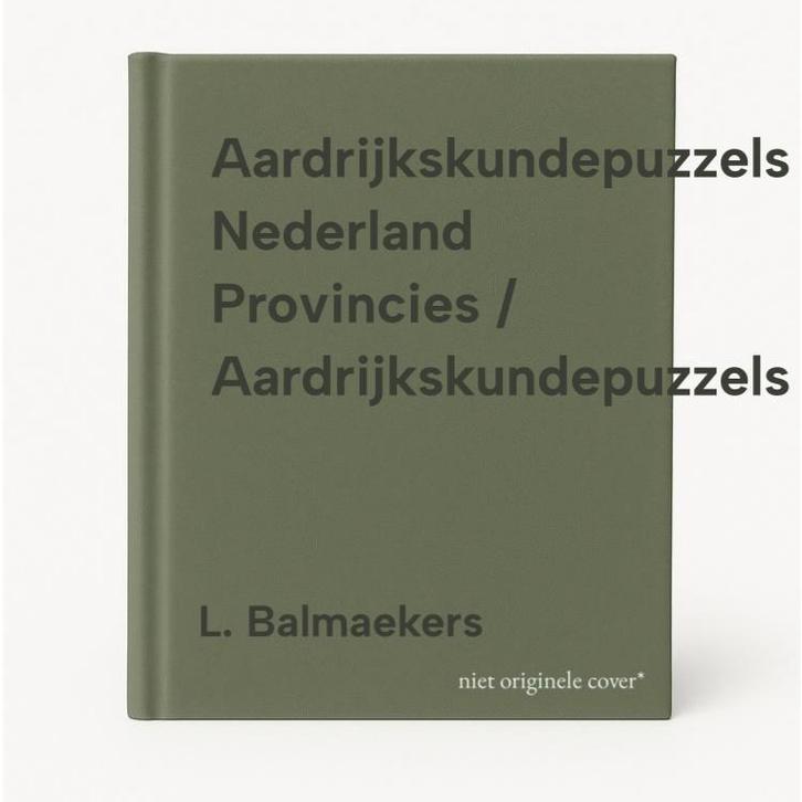Aardrijkskundepuzzels Nederland Provincies /, Boeken, Schoolboeken, Gelezen, Verzenden