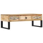 vidaXL Salontafel 110x50x38 cm massief mangohout, Huis en Inrichting, Verzenden, Nieuw