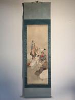 Seven Lucky Gods / Japanese Vintage Hanging Scroll KAKEJIKU