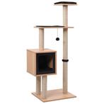 vidaXL Kattenkrabpaal met sisal krabmat 123 cm, Dieren en Toebehoren, Katten-accessoires, Verzenden, Nieuw