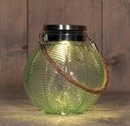Solar lantern windlicht glas annas collection 14,5x16 cm, Nieuw