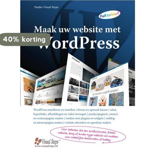 Maak uw website met WordPress 9789059054837, Boeken, Informatica en Computer, Gelezen, Verzenden
