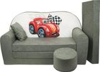 Kinder slaapbank set | Grijs | Nieuw | Scherpe Prijs, Nieuw, Ophalen of Verzenden, Minder dan 140 cm, Matras