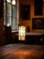 Plafonnier (2) - Cuivre, Verre - Lustres suspendus Art déco, Antiek en Kunst