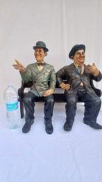 Beeldje, Holiver Hardy & Stan Laurel - 10 kg - 67 cm - Hars, Antiek en Kunst