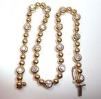 Armband - 14 karaat Geel goud -  1.40ct. tw. Diamant, Handtassen en Accessoires