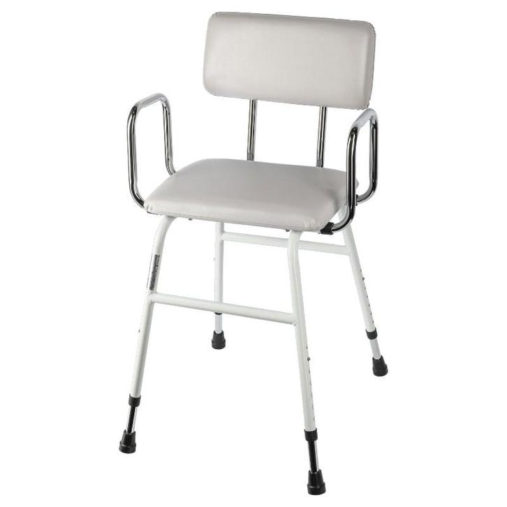 Hoog- laag stoel met afneembare rugleuning en armleuningen, Diversen, Verpleegmiddelen, Ophalen of Verzenden