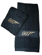 James Bond - 2 x Gold Embroidered Towel Set ( 40x71 cm )