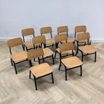 Tweedehands complete school set van Marko 20 stoelen, blauw, Gebruikt, Hout, Eén