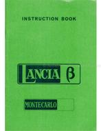 1975 LANCIA BETA MONTE-CARLO INSTRUCTIEBOEKJES ENGELS, Autos : Divers, Modes d'emploi & Notices d'utilisation