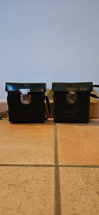 Cowley - Théodolite topographique (2) - Acier, Verre, Cuir -, Verzamelen, Foto-apparatuur en Filmapparatuur