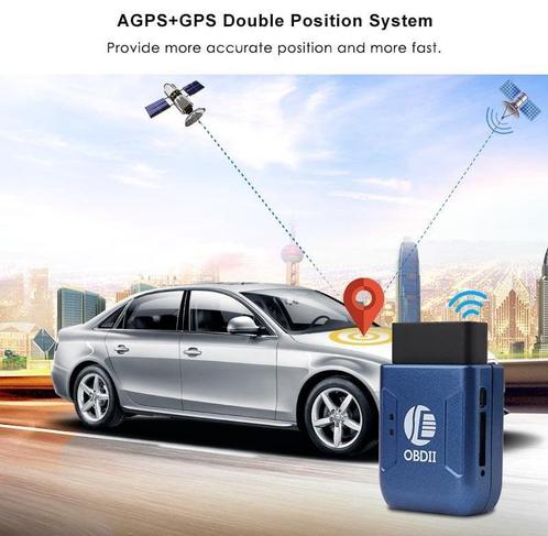 OBD GPS tracker sms volgsysteem auto vrachtwagen OBD2 *zwart, Auto diversen, Anti-diefstal, Nieuw, Verzenden