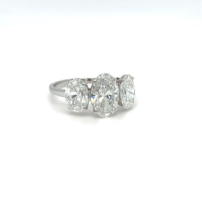 Zonder Minimumprijs - Ring - 14 karaat Witgoud - 2.00ct. tw., Handtassen en Accessoires, Ringen