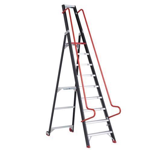 Altrex enkele magazijntrap Taurus 9 treden, Doe-het-zelf en Bouw, Ladders en Trappen, Trap, Nieuw, 4 meter of meer, Ophalen of Verzenden