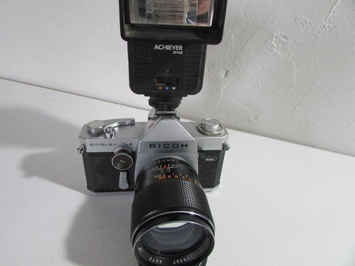Ricoh, Chinon Singlex TLS + 2x 2.8/135mm + flash | Single, TV, Hi-fi & Vidéo, Appareils photo analogiques