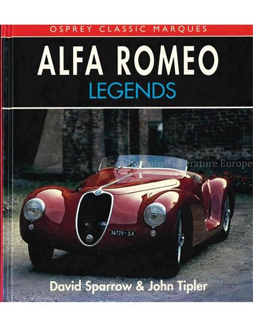 ALFA ROMEO LEGENDS (OSPREY CLASSIC MARQUES), Livres, Autos | Livres, Enlèvement ou Envoi