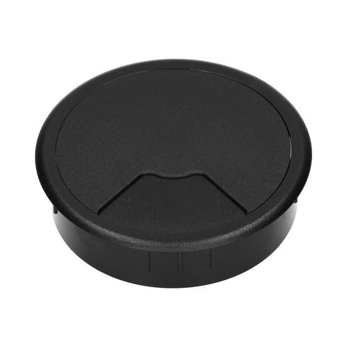 Zwarte Plastic Bureau Kabeldoorvoer 80mm - 49.80.022 [2, Doe-het-zelf en Bouw, Elektriciteit en Kabels, Verzenden