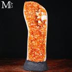 Topkwaliteit citrien kwarts druzy - Madeira kwarts - diepe