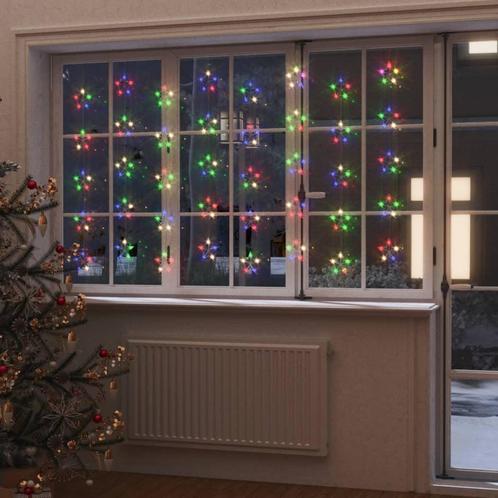 vidaXL Lichtsnoergordijn sterren met 200 LEDs 8 functies, Divers, Noël, Envoi