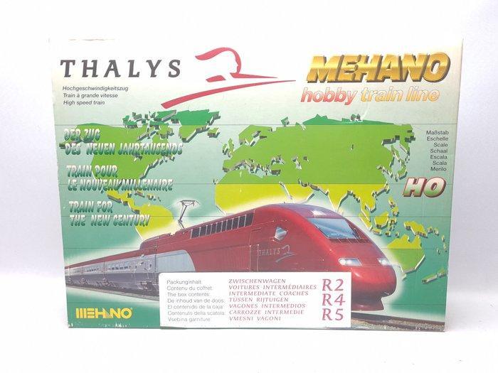 Mehano H0 - T676 - Treinstel (3) - Thalys tussenrijtuigen, Hobby en Vrije tijd, Modeltreinen | H0
