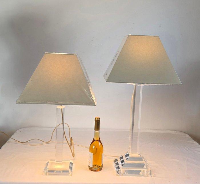 Tafellamp (2) - Plexiglass, Antiek en Kunst, Curiosa en Brocante