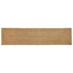 vidaXL Tapijt Beige 60 x 300 cm Jute, Verzenden, Nieuw