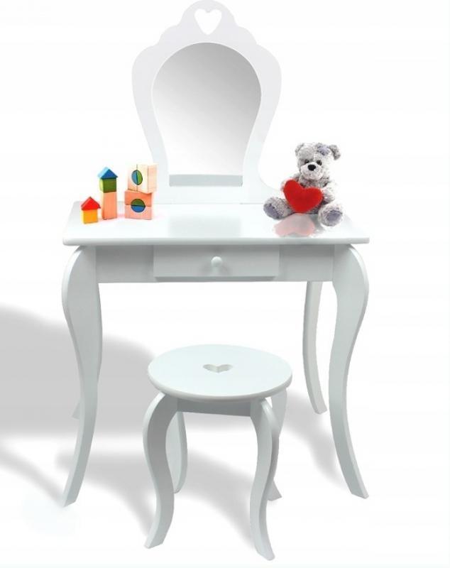 Kaptafel Meisjes - Spiegel & Kruk - 108cm | Tweede Kansje..., Huis en Inrichting, Tafels | Kaptafels, Nieuw, Hout, 100 tot 150 cm