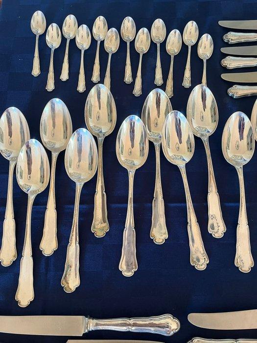 Bestekset voor 12 personen (72) - .800 zilver, Antiek en Kunst, Antiek | Zilver en Goud