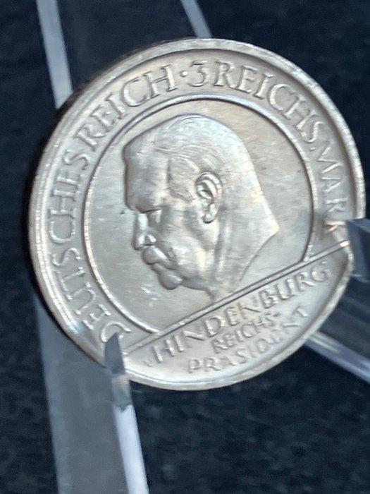 Duitsland, Weimar Republiek 3 Reichsmark 1929 / Weimar, Postzegels en Munten, Munten | Europa | Niet-Euromunten