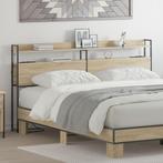 vidaXL Opberghoofdbord met plank Sonoma eiken 180 cm Bewerkt, Verzenden, Nieuw