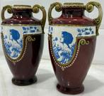 Limoges - Vase à double anse (2) - Porcelaine - Art Nouveau, Antiek en Kunst