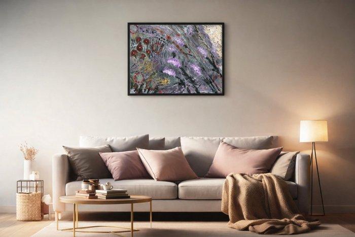 Milène Liard - Lilas, Antiek en Kunst, Kunst | Schilderijen | Klassiek