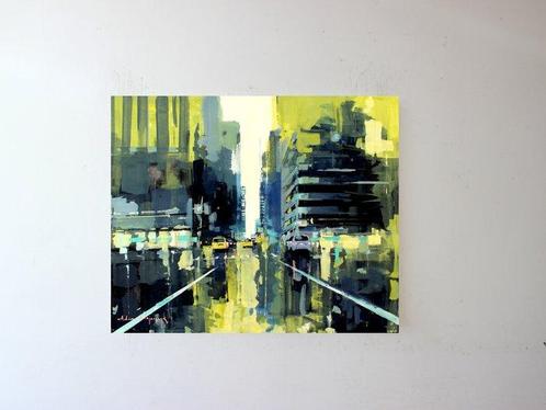 Adam Wajerczyk (1975) - Street lights, Antiek en Kunst, Kunst | Schilderijen | Modern