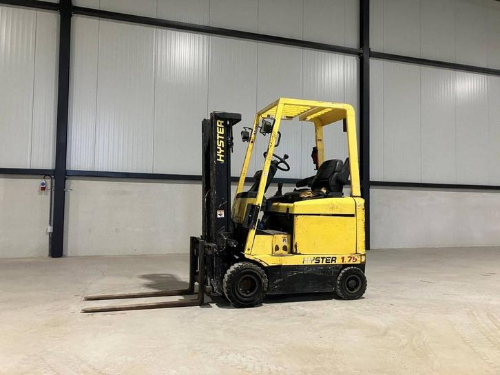 Veiling: Heftruck Hyster E1.75XM Elektrisch 1750kg 4.8m 1998, Zakelijke goederen, Machines en Bouw | Heftrucks en Intern transport