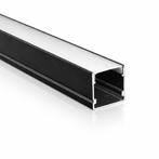 LED Strip Profiel Opbouw | 3 Meter uit één stuk | Zwart | D, Huis en Inrichting, Verzenden, Nieuw