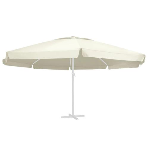 vidaXL Vervangingsdoek voor parasol 600 cm zandkleurig, Jardin & Terrasse, Parasols, Envoi