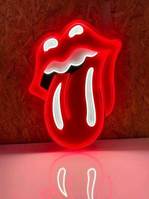 Rolling Stones - Enseigne lumineuse au néon - Plexi, Antiek en Kunst, Curiosa en Brocante