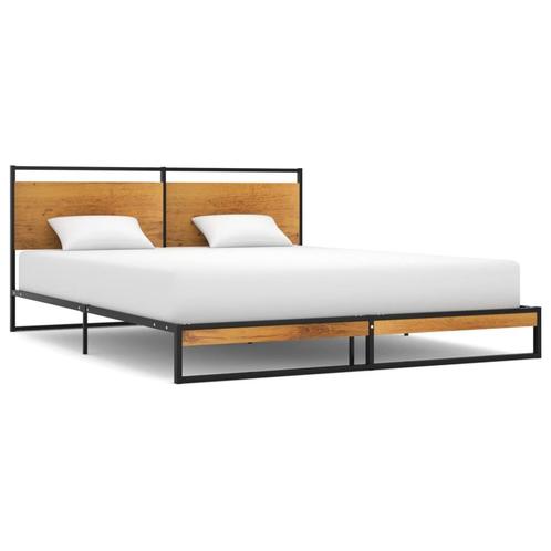 vidaXL Bedframe metaal 140x200 cm, Huis en Inrichting, Slaapkamer | Bedden, Nieuw, Verzenden