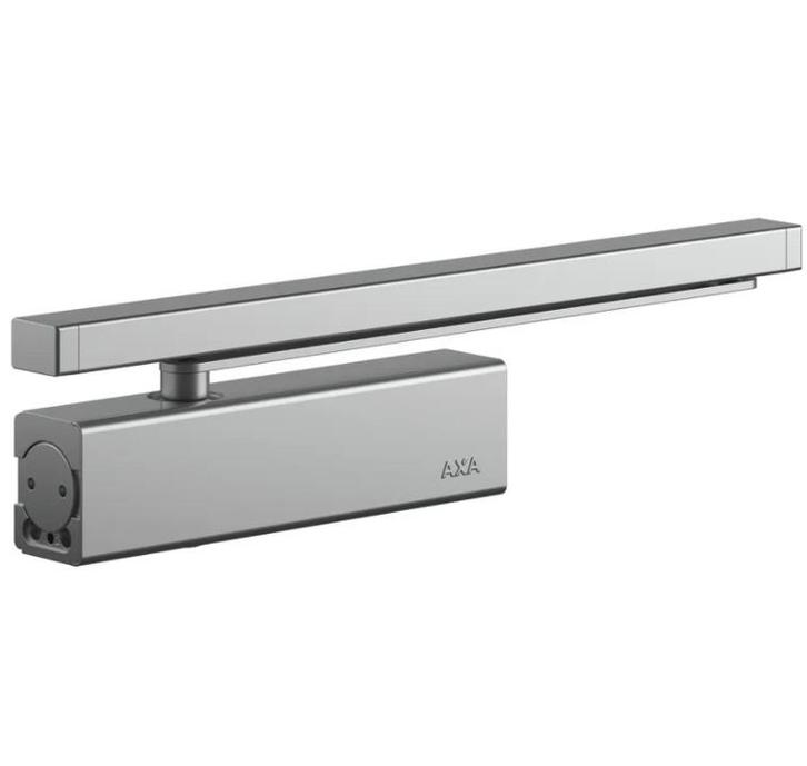 AXA deurdranger 7509 met glijarm sluitkracht 1-4 grijs, Doe-het-zelf en Bouw, Hang- en Sluitwerk, Klink of Kruk, Nieuw, Overige materialen