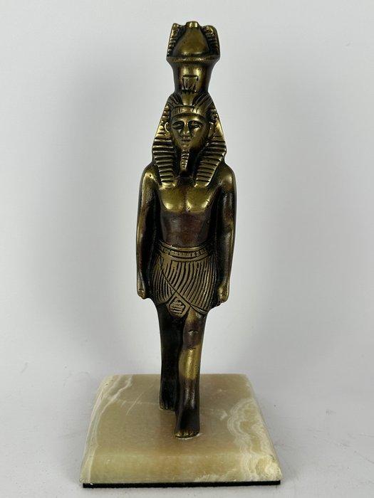 Figuur - A Egyptian revival figure - Albast, Brons, Antiek en Kunst, Curiosa en Brocante