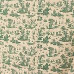 BA072 - Toile de Jouy Gobelin Groen – Zware stof voor