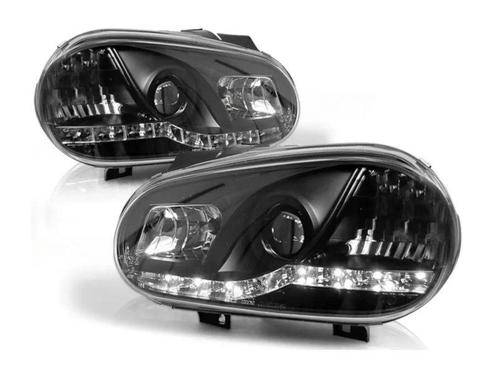 Daylight Black LED DRL koplampen geschikt voor VW Golf 4, Autos : Pièces & Accessoires, Éclairage, Envoi